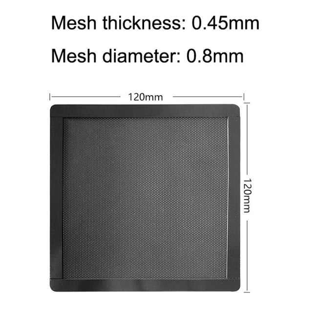 PVC Cooling Fan Dust Net Desktop Computer Industrial Fan Filter Cover, 10pcs 12cm With Magnetic Suction, 10pcs 14cm With Magnetic Suction, 10pcs 12x24cm With Magnetic Suction, 10pcs 14x28cm With Magnetic Suction Ordinary Version                        ...