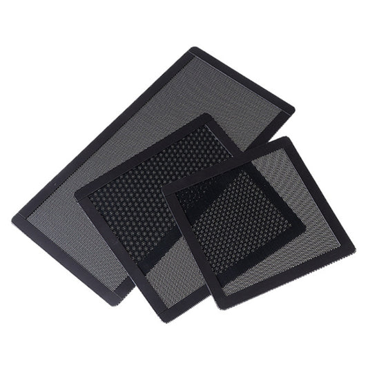 PVC Cooling Fan Dust Net Desktop Computer Industrial Fan Filter Cover, 10pcs 12cm With Magnetic Suction, 10pcs 14cm With Magnetic Suction, 10pcs 12x24cm With Magnetic Suction, 10pcs 14x28cm With Magnetic Suction Ordinary Version������������������������...