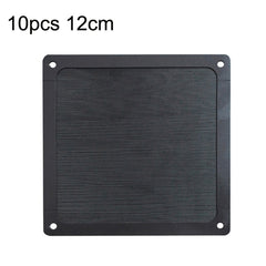 PVC Cooling Fan Dust Net Desktop Computer Industrial Fan Filter Cover, 10pcs 12cm With Magnetic Suction, 10pcs 14cm With Magnetic Suction, 10pcs 12x24cm With Magnetic Suction, 10pcs 14x28cm With Magnetic Suction Ordinary Version������������������������...