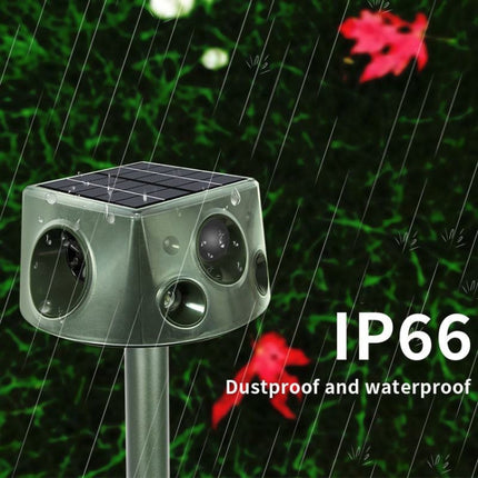 SK031 Four-Sided Solar Animal Repeller Bird Repeller Ultrasonic Rat Repeller