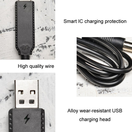 10pcs 3.7V IC Circuit Protection Lithium Battery USB Straight Head Charging Cable, 2.0mm, 3.5mm, 5.5mm