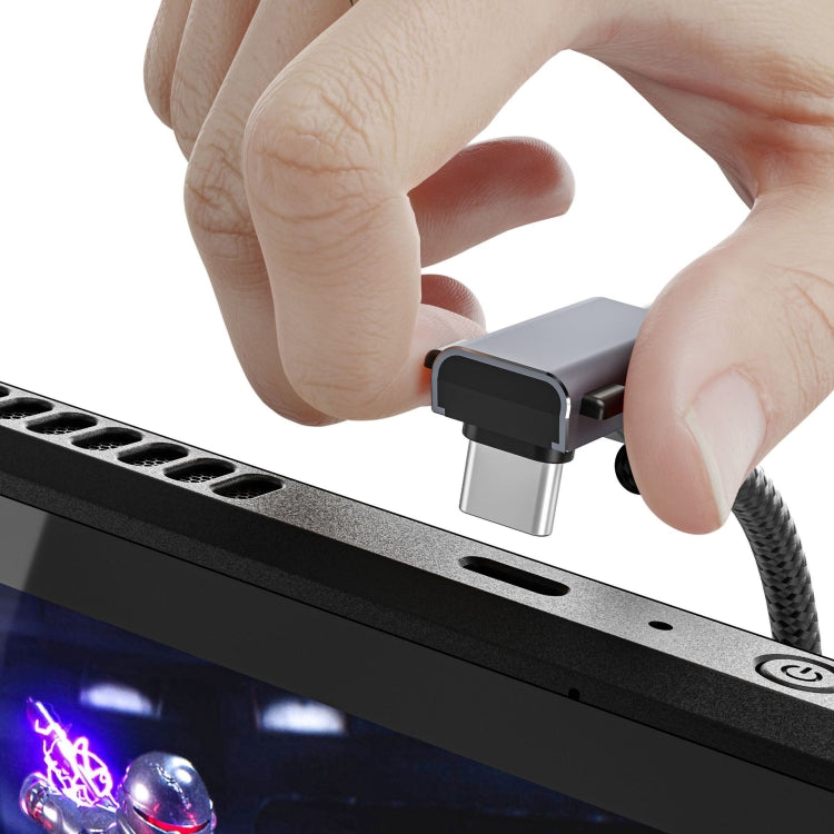 For Steam Deck HDMI+RJ45+2 USB 3.0 +USB-C/Type-C 3.0+USB-C PD 100W  6-In-1 Base Docking Station Bracket, JL-330B  6-In-1