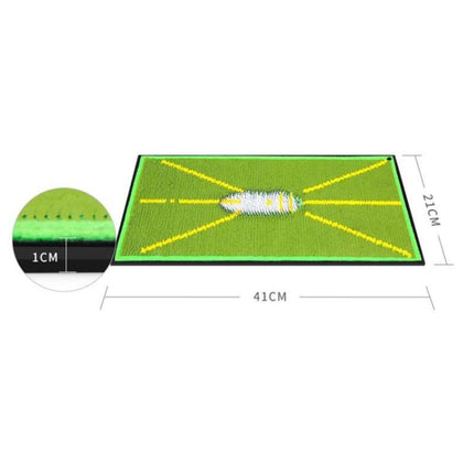 PGM DJD038 Golf Batting Pad Swing Practitioner Beads Training Trace Detection Cushion, Style:, With 5 Sponge Balls, Without Balls