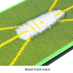PGM DJD038 Golf Batting Pad Swing Practitioner Beads Training Trace Detection Cushion, Style:, With 5 Sponge Balls, Without Balls