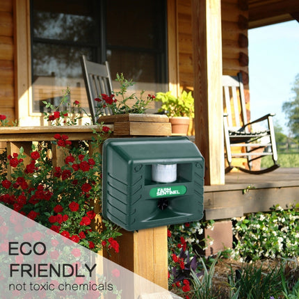 SK131 Garden Outdoor Ultrasonic Rat Repeller Snake Repelle Farm Animal Driving Device