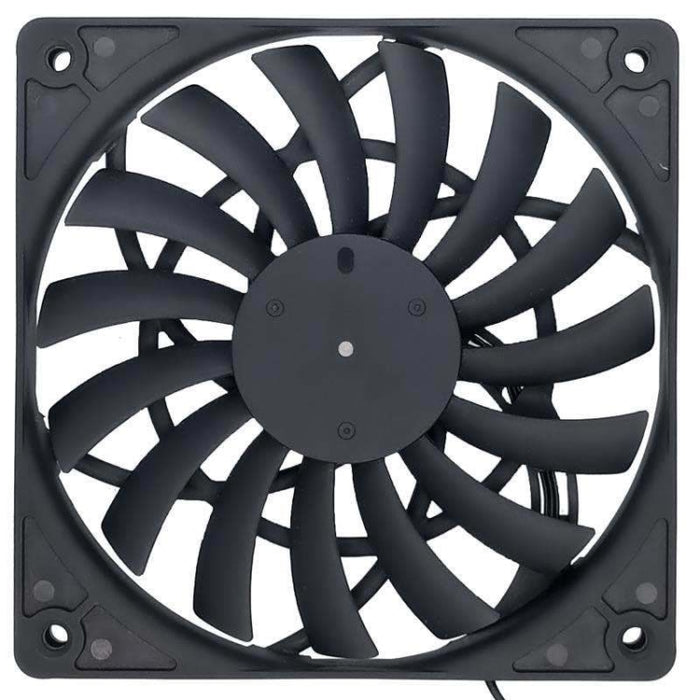 FANNE RIce Soul F12012 Desktop Chassis Ultra-thin 4pin Cooling Fan Intelligent PWM Speed Regulation, F12012