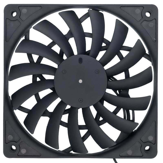 FANNE RIce Soul F12012 Desktop Chassis Ultra-thin 4pin Cooling Fan Intelligent PWM Speed Regulation, F12012