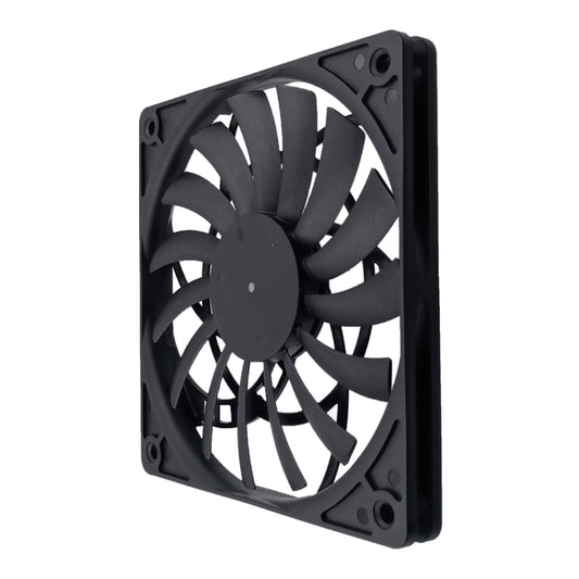 FANNE RIce Soul F12012 Desktop Chassis Ultra-thin 4pin Cooling Fan Intelligent PWM Speed Regulation, F12012
