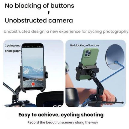 Kewig Motorcycle Bicycle Non-Blocking Mobile Phone Camera Navigation Bracket, M29-C1, M29-C2, M29-C3