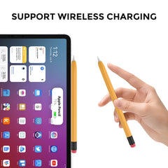 AhaStyle PT180-2 Silikon-Schutzhülle, rutschfeste und sturzsichere Hülle für kapazitiven Stift, für Apple Pencil 1, für Apple Pencil 2