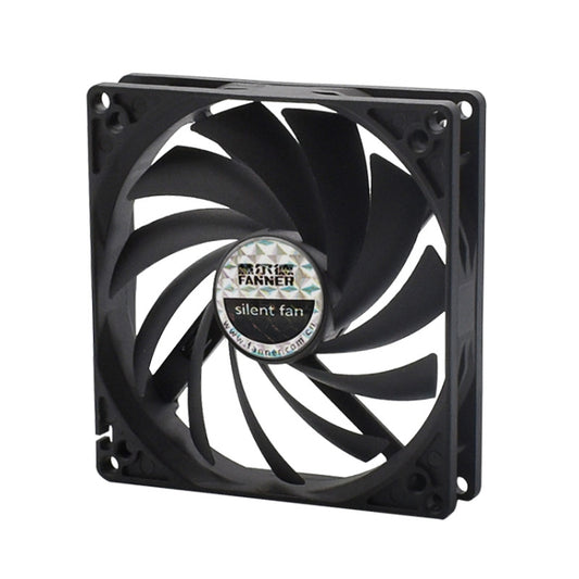 FANNER Ice Soul F10015 Desktop Computer Radiator PWM Intelligent Speed Regulation Ultra-thin Chassis Fan, F10015
