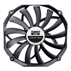 FANNER Ice Soul F14015 4PIN PWM Ultra-thin Chassis Fan Desktop Computer Radiator, F14015