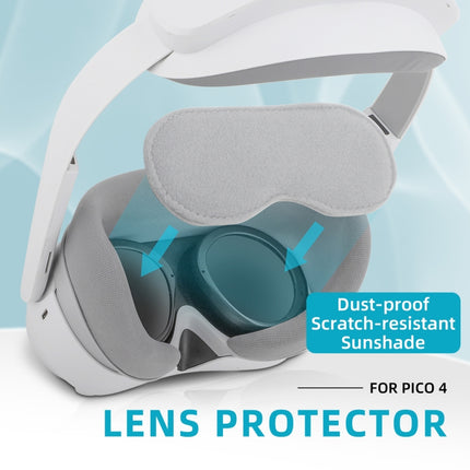 For PICO 4 Hifylux PC-ZF17 Lens Protector VR Glasses Dust-proof Sponge Pad, PC-ZF17 Light Grey