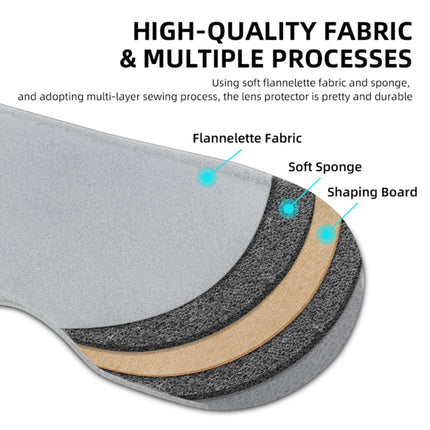 For PICO 4 Hifylux PC-ZF17 Lens Protector VR Glasses Dust-proof Sponge Pad, PC-ZF17 Light Grey