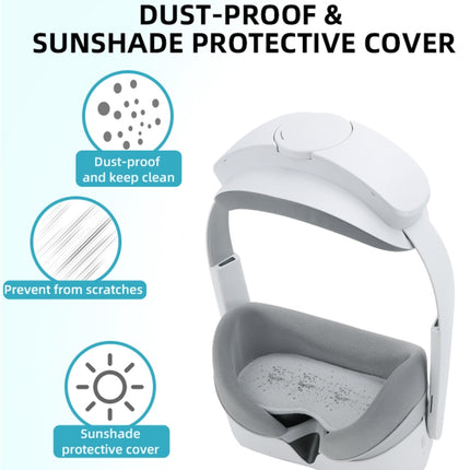 For PICO 4 Hifylux PC-ZF17 Lens Protector VR Glasses Dust-proof Sponge Pad, PC-ZF17 Light Grey