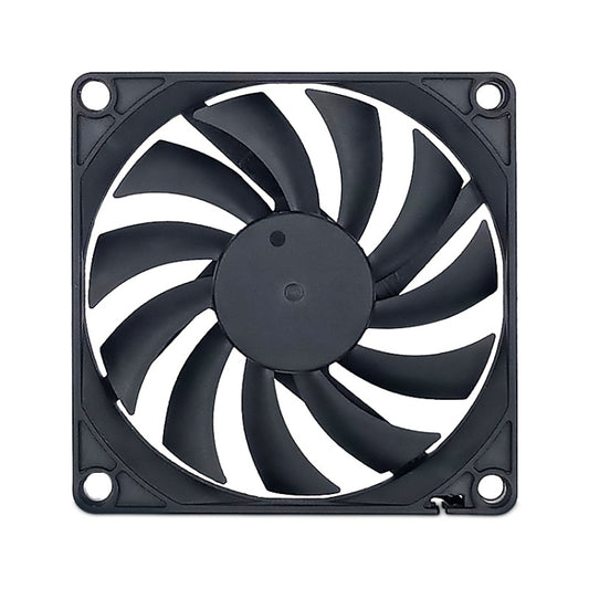 FANNER Ice Soul F8010 Ultra Thin Chassis Fan 4pin PWM Intelligent Speed Adjustment Quiet Cooling Heat Dissipation, F8010