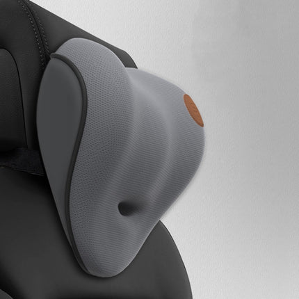 SR-21 Car Lumbar Cushion Headrest Seat Memory Foam Accessories, Style:, Ordinary Headrest (Black), Ordinary Headrest (Gray), Ordinary Headrest (Brown), Massage Headrest (Black), Massage Headrest (Gray), Massage Headrest (Brown)                         ...