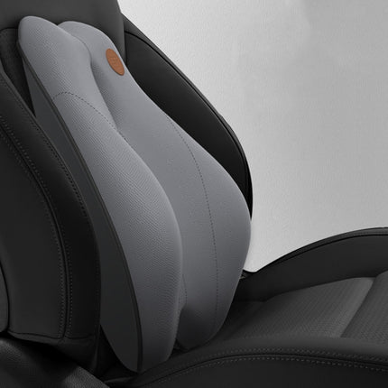 SR-21 Car Lumbar Cushion Headrest Seat Memory Foam Accessories, Style:, Ordinary Headrest (Black), Ordinary Headrest (Gray), Ordinary Headrest (Brown), Massage Headrest (Black), Massage Headrest (Gray), Massage Headrest (Brown)�������������������������...