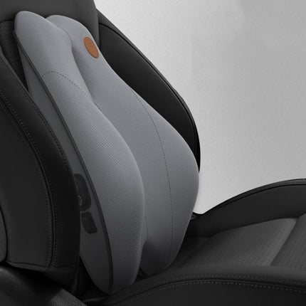 SR-21 Car Lumbar Cushion Headrest Seat Memory Foam Accessories, Style:, Ordinary Headrest (Black), Ordinary Headrest (Gray), Ordinary Headrest (Brown), Massage Headrest (Black), Massage Headrest (Gray), Massage Headrest (Brown)�������������������������...