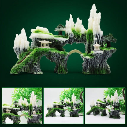 Stone Fish Tank Landscape Simulation Resin Aquarium Decorative Ornament, Style:, Cave Mountain C, Cave Mountain D, Small Rockery, Three-legged Rockery, Big Rockery, Shunfeng Mountain, Yu Mountain, Tianzhu Mountain, Guanyun Mountain, Jiuxia Mountain    ...
