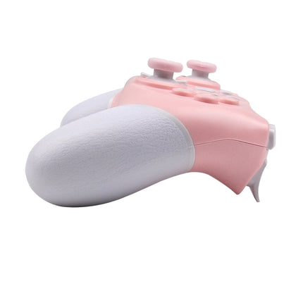 For Nintendo Switch Pro Wireless Bluetooth Handle with Macro Programming & Somatosensory Wake-up, White Pink, Purple Orange, White Red Blue, Black Red Blue, Black Blue Red