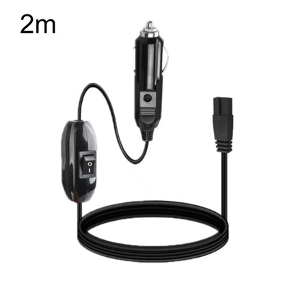 12V/24V Car Refrigerator Cable B Suffix Cigarette Lighter Plug Power Cord, Length:, 1m Without Switch, 1m With Switch, 2m Without Switch, 2m With Switch, 3m Without Switch, 3m With Switch, 4m Without Switch, 4m With Switch, 5m Without Switch           ...