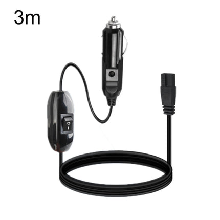 12V/24V Car Refrigerator Cable B Suffix Cigarette Lighter Plug Power Cord, Length:, 1m Without Switch, 1m With Switch, 2m Without Switch, 2m With Switch, 3m Without Switch, 3m With Switch, 4m Without Switch, 4m With Switch, 5m Without Switch           ...