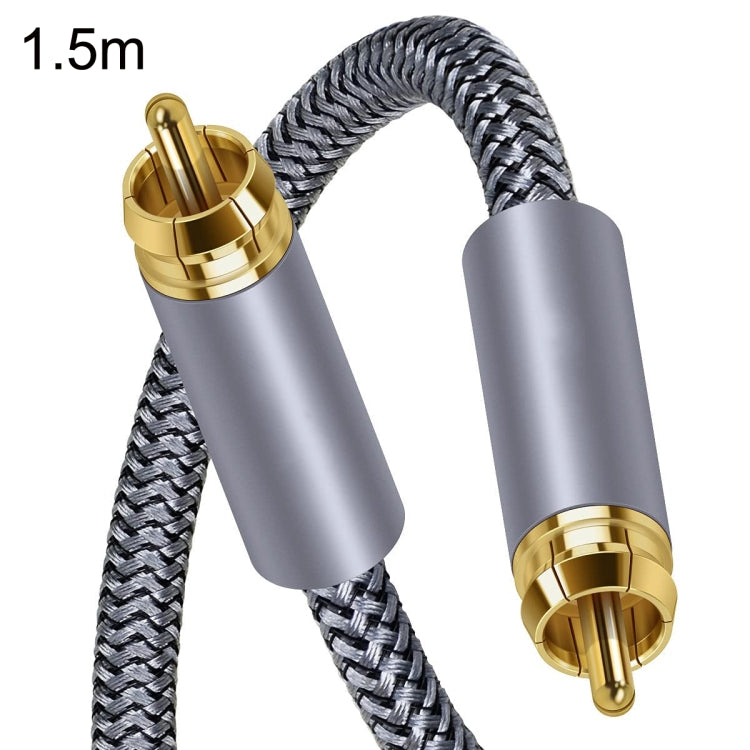 Pure Copper RCA Coaxial HIFI Digital Audio Cable SPDIF Subwoofer Speaker Cable, 1m, 1.5m, 2m, 3m, 5m, 10m, 15m