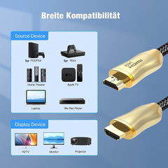 HDMI 2.1 Version 8K 60Hz For PS4 Cable Projector Notebook Set-Top Box Cable