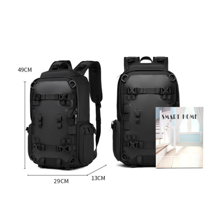 Ozuko 9587 Men Backpack Sports Helmet Men Backpack Breathable Waterproof And Wear-resistant