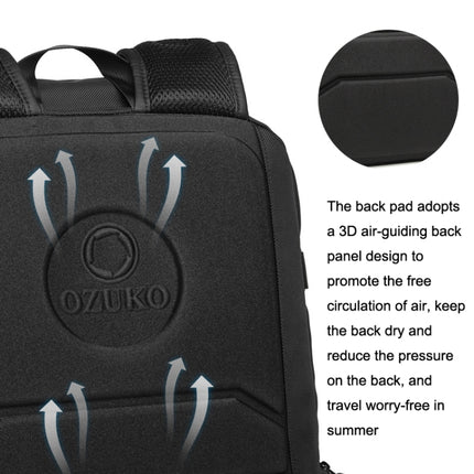 Ozuko 9587 Men Backpack Sports Helmet Men Backpack Breathable Waterproof And Wear-resistant