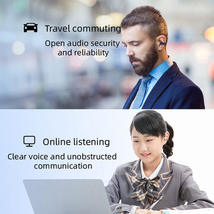 M-S8 Wireless Stereo Single Ear Clip-on Bluetooth Earphone, M-S8 Single Black, M-S8 Single Gray, M-S8 Single Pink, M-S8 Single Blue