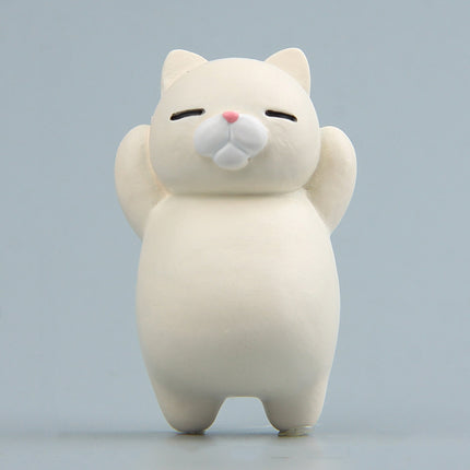 Cartoon Cat Fridge Magnet Resin Ornament Ornament, With Magnetic Sticker, Without Magnetic Sticker