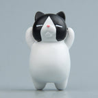 With Magnetic Sticker / Black and White Cat