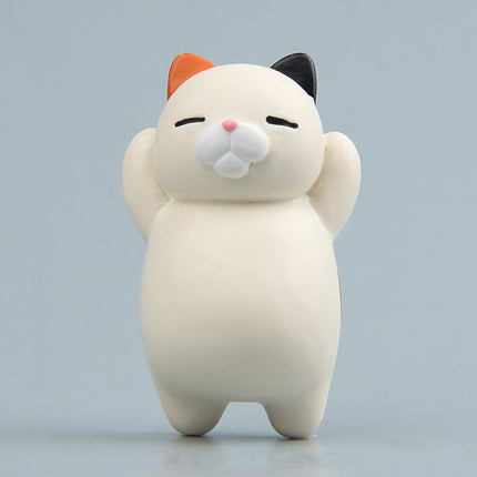 Cartoon Cat Fridge Magnet Resin Ornament Ornament, With Magnetic Sticker, Without Magnetic Sticker