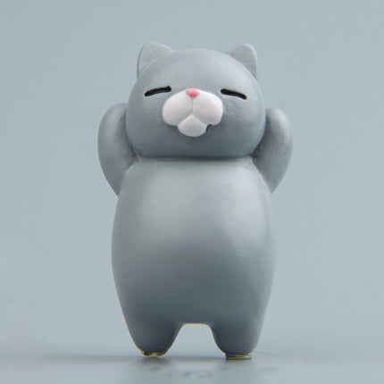 Cartoon Cat Fridge Magnet Resin Ornament Ornament, With Magnetic Sticker, Without Magnetic Sticker