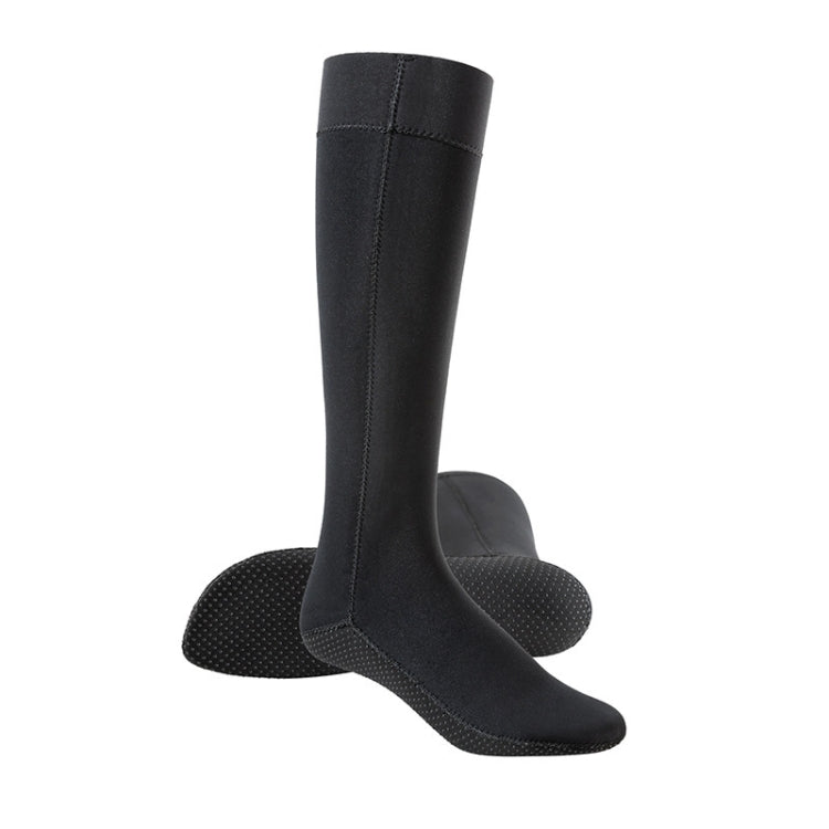 3mm Diving Socks Swimming Warm Deep Diving Waterproof Long Tube Beach Socks, XS, S, M, L