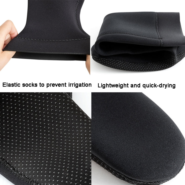 3mm Diving Socks Swimming Warm Deep Diving Waterproof Long Tube Beach Socks, XS, S, M, L