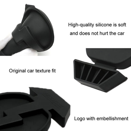 For Tesla Model3/Y 2pcs Charging Port Silicone Dustproof Waterproof Cover, Split Black, Split Red, Split Blue, Conjoined Black, Conjoined Red, Conjoined Blue, EU Standard Black
