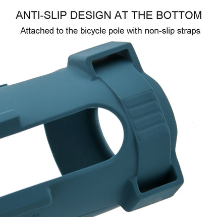Für JBL Flip 6 Lautsprecher Tasche Reise Tragen Silikon Fall Mit Schulter Gurt, Schwarz 2, Blau 2