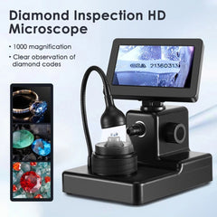 HJ1000 50-1000X 3000mAh Diamond Waist Code Microscope GIA Jewelry Waist Code Instrument, HJ1000