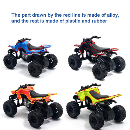 1:36 Simulated Beach Four-wheel Off-road Motorcycle Model Children Toy Car, Motorcycle Black, Motorcycle Green, Motorcycle Blue, Motorcycle Red