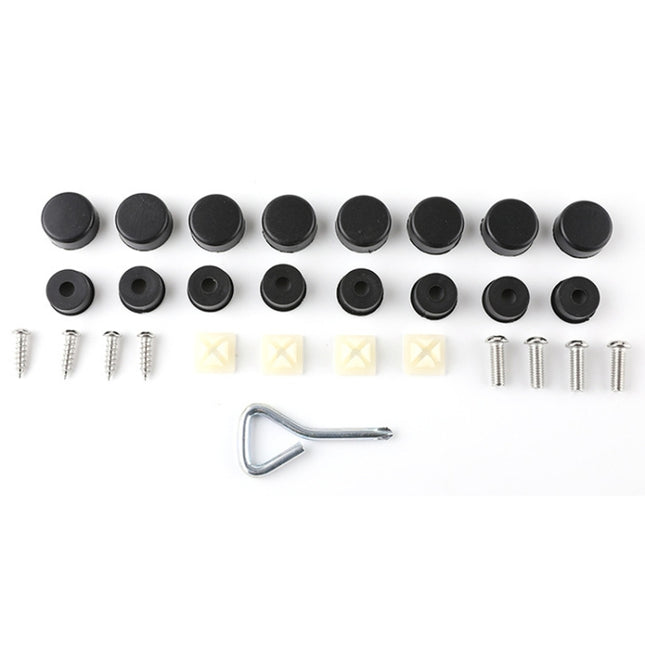 For North American Models Silicone License Plate Frame, 1pcs Black, 1pcs Gray, 1pcs Red, 1pcs Blue, 2pcs Black+Screw, 2pcs Gray+Screw, 2pcs Red+Screw, 2pcs Blue+Screw, Screw Accessories