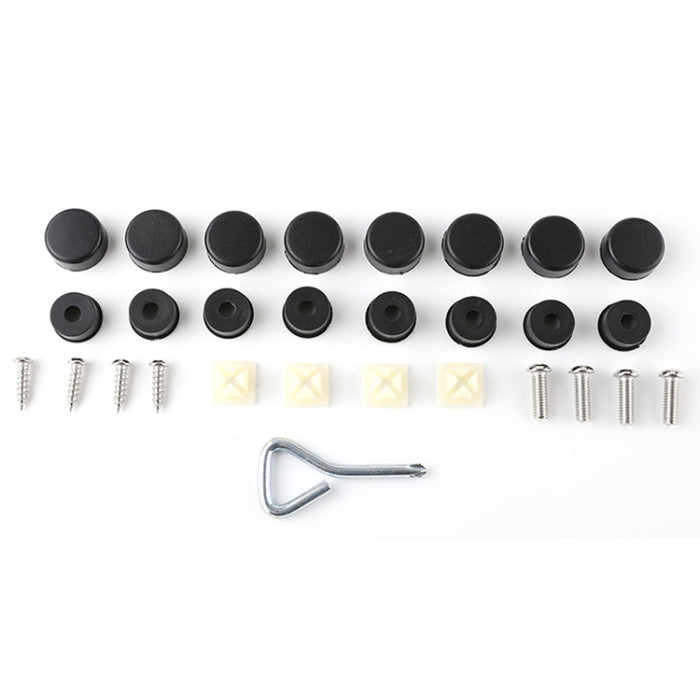 For North American Models Silicone License Plate Frame, 1pcs Black, 1pcs Gray, 1pcs Red, 1pcs Blue, 2pcs Black+Screw, 2pcs Gray+Screw, 2pcs Red+Screw, 2pcs Blue+Screw, Screw Accessories