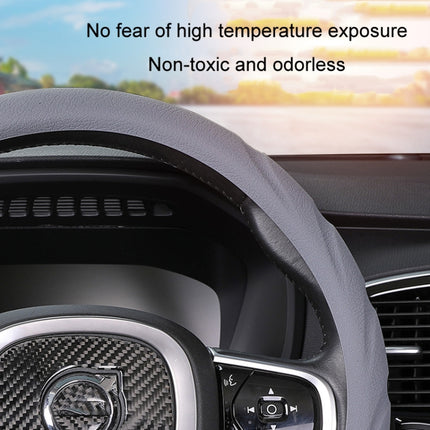 Silicone Non-slip Wear-resistant Steering Wheel Cover, 37-42cm
