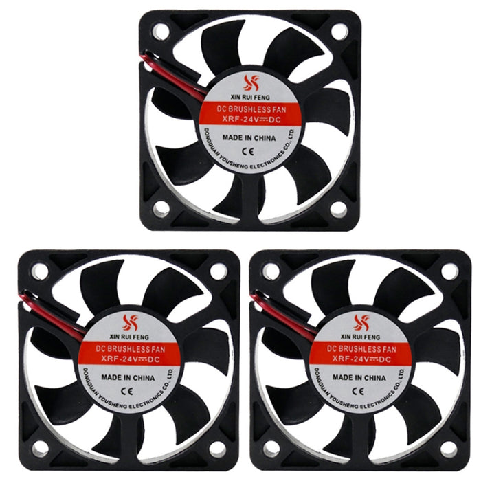 5cm Silent DC Cooling Fan, 3pcs XIN RUI FENG 5V Ball Bearing, 3pcs XIN RUI FENG 12V Ball Bearing, 3pcs XIN RUI FENG 24V Ball Bearing