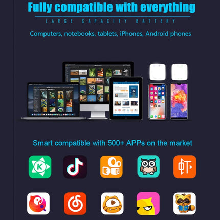 NC-A1 Bluetooth 5.0 Sound Card 12 Kinds Of Sound Effects Support Real-Time Monitoring, NC-A1