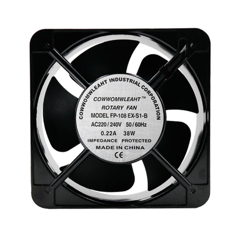 220V 38W 15cm Roller Chassis Electrical Cabinet Shaft, Oil Bearing Fan, Double Rolling Ball Bearing Fan