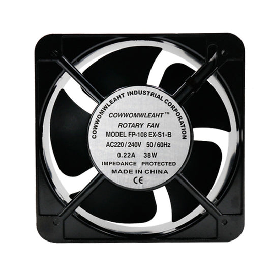 220V 38W 15cm Roller Chassis Electrical Cabinet Shaft, Oil Bearing Fan, Double Rolling Ball Bearing Fan