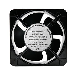 220V 38W 15cm Roller Chassis Electrical Cabinet Shaft, Oil Bearing Fan, Double Rolling Ball Bearing Fan